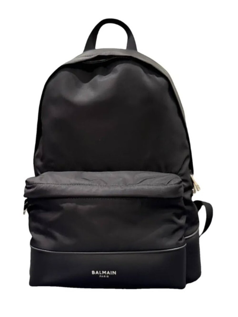 NWT BALMAIN Unisex 1945 City Backpack Noir/Black
